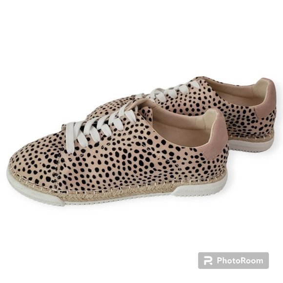 Ccocci Womens Leopard Print Tie Up Sneakers Size 10 US - Picture 2 of 4